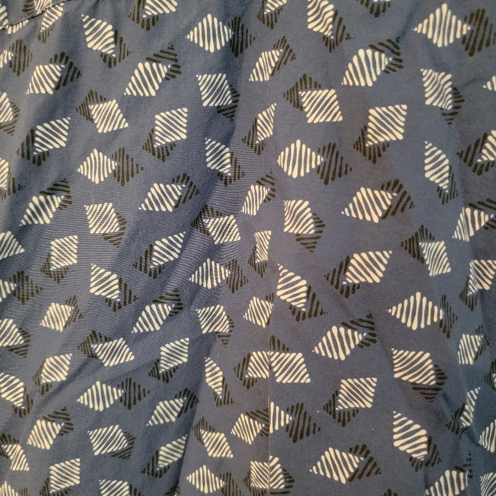 Bugatchi Button Down Shirt Blue With Diamonds Siz… - image 3